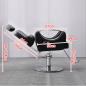 Preview: 360Home Frisierstuhl Friseurstuhl Frisörstuhl abstellbar Lift und drehbar